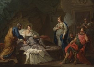 ストラトニケへの憧れ、1740年頃（キャンバスに油彩） 作： Stefano Pozzi