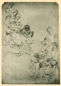 「リベラル アーツの寓話: 論理と文法」、15 世紀初頭、1943 年。 作： Stefano da Verona
