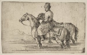 ポーランドの新郎の入浴馬、およそ。 1662。