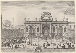 コーパス クリスティの日の祭壇、おそらく 1648 年。 作： Stefano della Bella