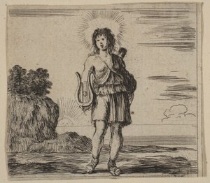 Game of MythologyのGame of Mythology、1644のApollo。 作： Stefano della Bella