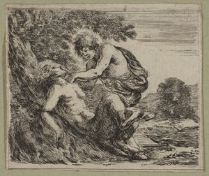 アポロとマルシャス、1644年。 作： Stefano della Bella