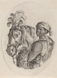 アラビアの馬と黒い新郎、16491650。