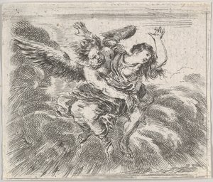 ボレアスとオリシア、ゲームオブミソロジーJeu de la Mythologie、1644年。 作： Stefano della Bella