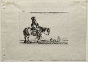 カプリス: 騎馬騎兵 作： Stefano della Bella