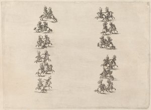 2列で戦うキャバリアーズ 作： Stefano della Bella