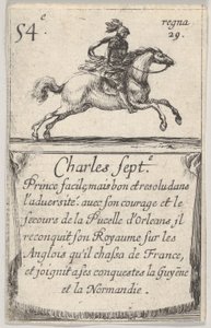 Charles Sept.-e Prince Facile ...、Game of the Kings of France Jeu des Rois de Fr ...、1644から。 作： Stefano della Bella