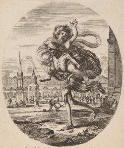 左に子供を運ぶ死、おそらく1648年。