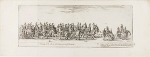 ローマへのポーランド大使の入場 作： Stefano della Bella