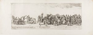 ローマへのポーランド大使の入場 作： Stefano della Bella