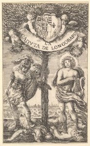 ロンゴバルディ陥落の口絵ラカドゥータデロンゴバルディ、シジスモンドBの詩、1656年。 作： Stefano della Bella