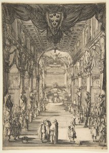 フランチェスコデメディチの葬儀、1634年。 作： Stefano della Bella