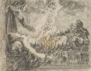 「ゲーム・オブ・ミソロジー」ジュピターとダナエ、ジュピターとダナエ、1644年。 作： Stefano della Bella