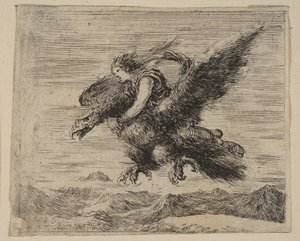 ジュピターとガニメデ、ゲームオブミソロジーJeu de la Mythologie、1644年。