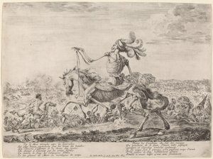 戦場での死、1648年。 作： Stefano della Bella