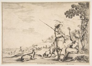 狩りのフィレンツェ、ca。 1654年。 作： Stefano della Bella