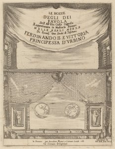 神々の結婚：口絵、1637年。 作： Stefano della Bella