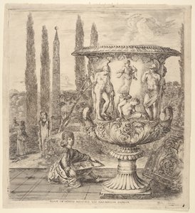 Le vase de Medicis（メディシスの花瓶 作： Stefano della Bella