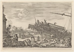 船への積み込み、おそらく c. 16541655。