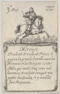 MeroüéePrudent et vaillant ...、フランスの王様ゲームJeu des Rois de Fran ...、1644から。 作： Stefano della Bella