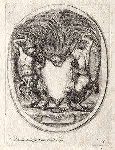 カルトゥーシュの新しいモデル、1647年。 作： Stefano della Bella