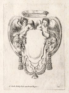 カルトゥーシュの新しいモデル、1647年。 作： Stefano della Bella
