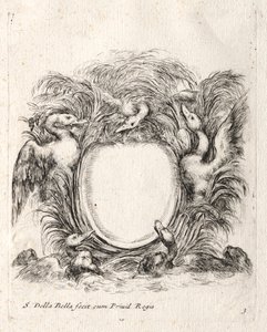 カルトゥーシュの新しいモデル、1647年。 作： Stefano della Bella