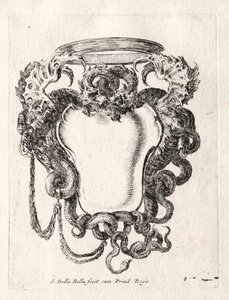カルトゥーシュの新しいモデル、1647年。 作： Stefano della Bella