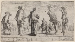 パンタロン、1632年。 作： Stefano della Bella