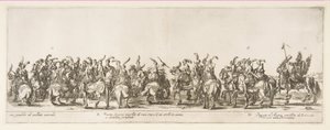 ポーランド公使館 G と H の入り口の一部、1633 年。 作： Stefano della Bella