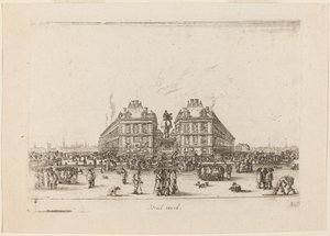 ドフィネ広場、1642年。