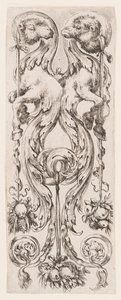 プレート、「Ornamentsi o Grottesche (Ornaments or Grotesques)」から 作： Stefano della Bella