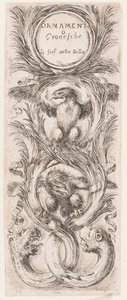 プレート、シリーズ「Ornamenti o grottesche (Ornaments or Grotesques)」から 作： Stefano della Bella