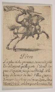 ペルー、1644年。 作： Stefano della Bella