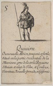 キビラ、「地理学のゲーム」より Jeu de la Géographie, 1644.