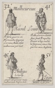 ラウル...ルイルジューン...、ゲームオブザキングスオブフランス、ジュデロワドフランス、1644年。 作： Stefano della Bella