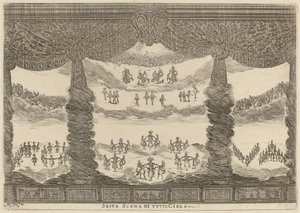『Tutto Cielo』の第 6 場、1637 年。