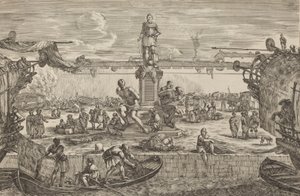 フェルディナンド 1 世の像、おそらく c. 16541655。 作： Stefano della Bella