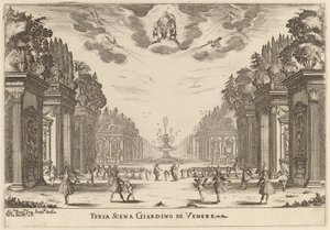 第三景 ヴィーナスの庭園 作： Stefano della Bella