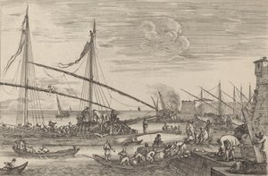 リヴォルノの要塞、おそらくc。 16541655。