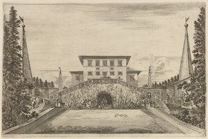 大階段 作： Stefano della Bella