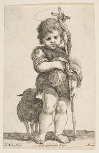 洗礼者聖ヨハネの幼年期1649 作： Stefano della Bella