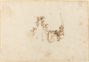 聖フィリップの殉教。 作： Stefano della Bella