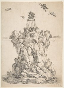 アイオロスの岩、1652年。 作： Stefano della Bella