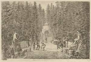 ウォーター スプレー、おそらく 1653 年。 作： Stefano della Bella
