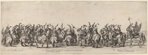 30 人の射手とページ 作： Stefano della Bella
