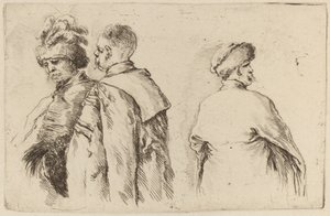 3人のハンガリー人 作： Stefano della Bella