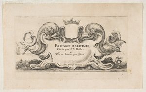 タイトルページ：海事景観、ca。 1644。