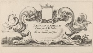 Paysages 海事のタイトル ページ、1644 年。