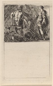 ヴァルカンとテティス、1644年。 作： Stefano della Bella